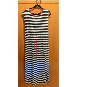 Tommy Hilfiger Stripe Dress Draw String Medium